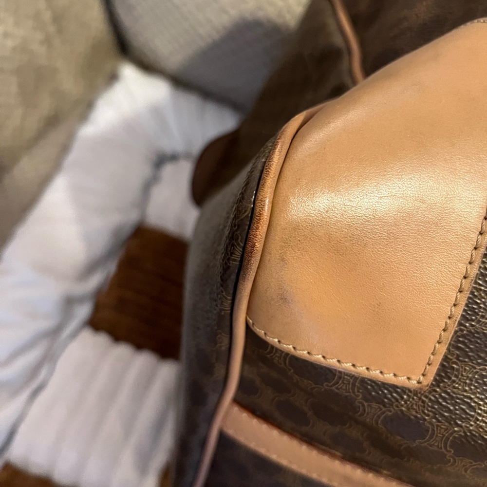 Celine Macadam Brown Travel Duffle in VGUC! - Picture 12 of 12